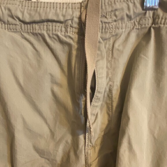 Cargo Shorts Mens xl‎ Tan Khaki ACG Logo Belted Blue Trail Outdoor - Picture 4 of 5